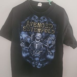 Mens SzL Avenged Sevenfold tour Tshirt